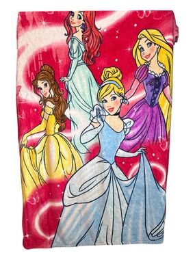 Disney Princesses Colorful Large 47x57 Fleece Blanket